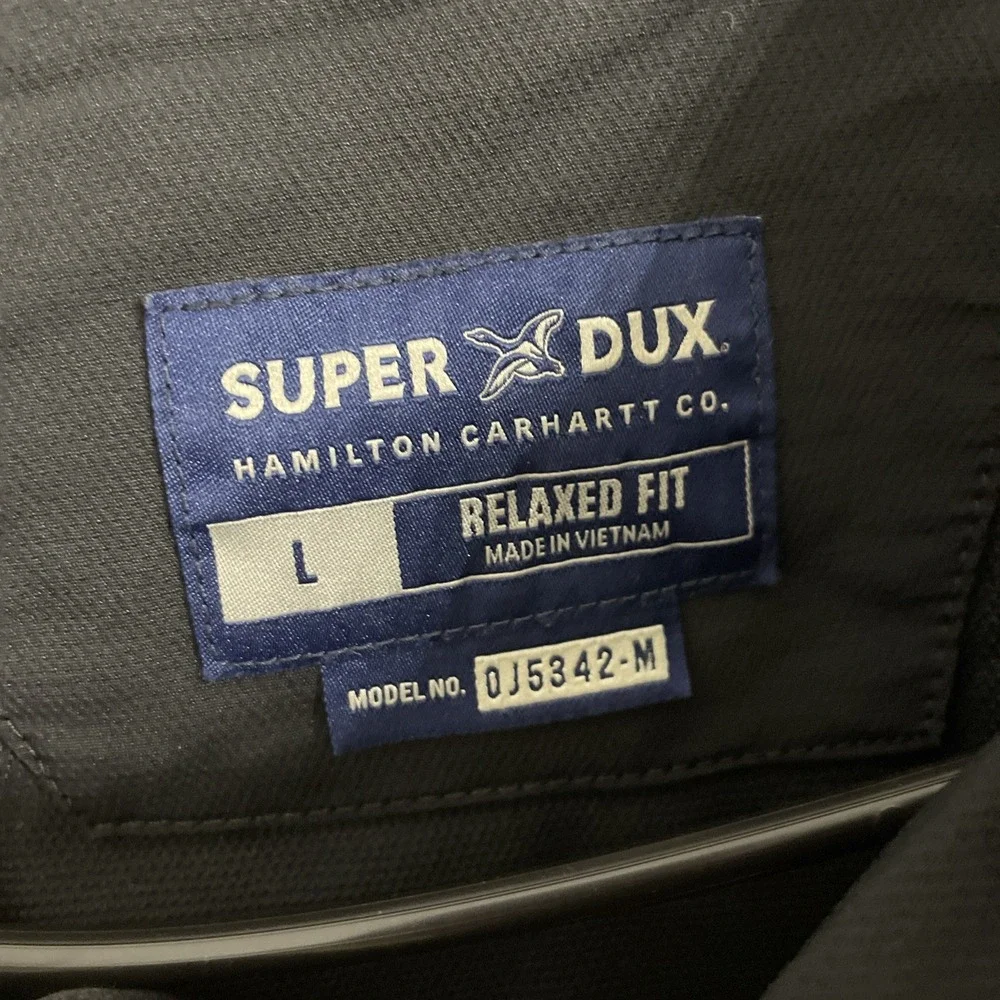 Carhartt Super Dux Relaxed Fit Jacket Men's Size L Full Zip Workwear Coat